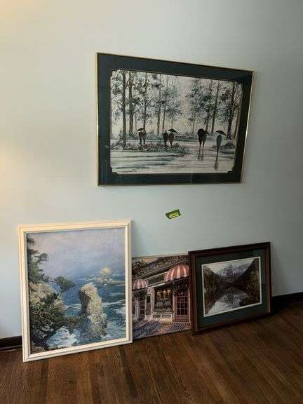 Four pieces wall art image