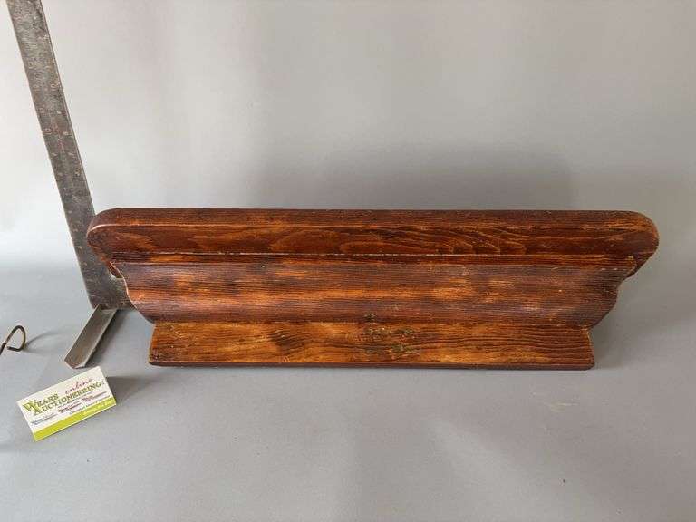 28” long mantle style wall shelf image