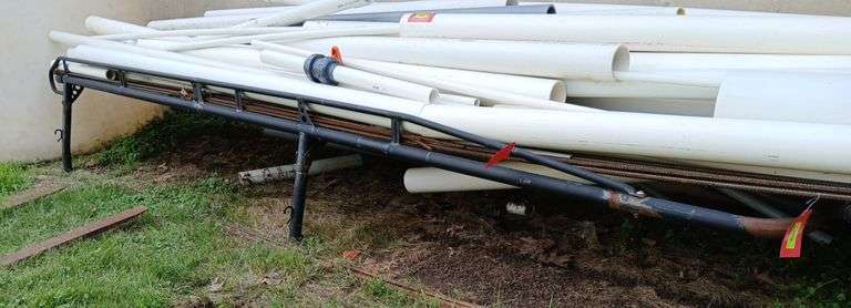 Weather guard over the cab ladder rack 8' box condition unknown, stored outside NO OTHER ITEMS image