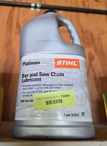 New 1 gallon bottle Stihl bar and saw chain lubricant image