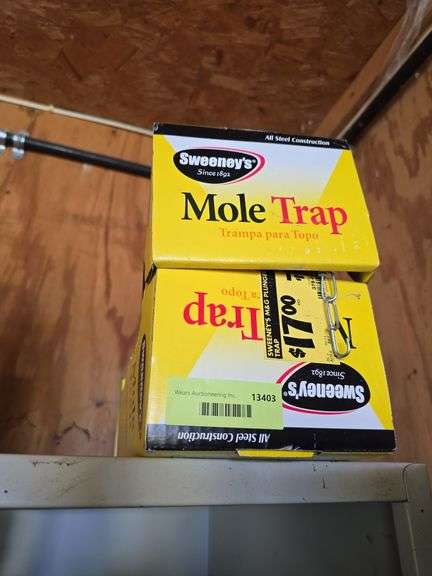 Two new mole traps image