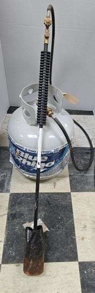 LP tank and weed burner image