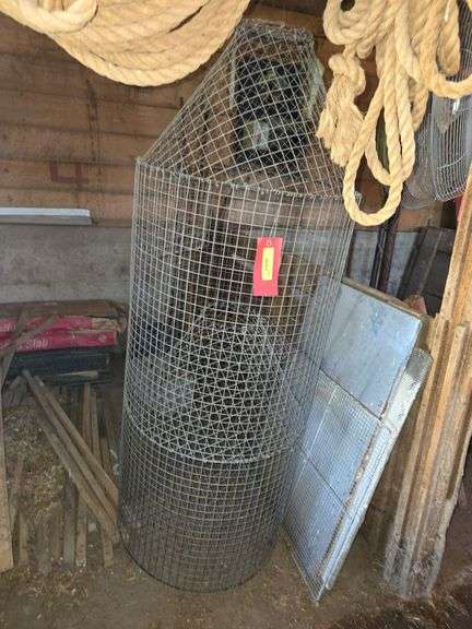 23" round 48" long fish trap image