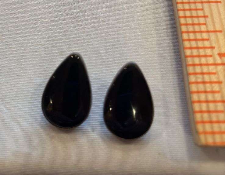 Onyx China 925 pierced earrings image