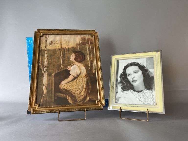 Classic Spring Song print and framed picture of Hedy Lamarr image