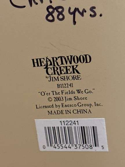 Jim Shore “O’er The Fields We Go” snowman