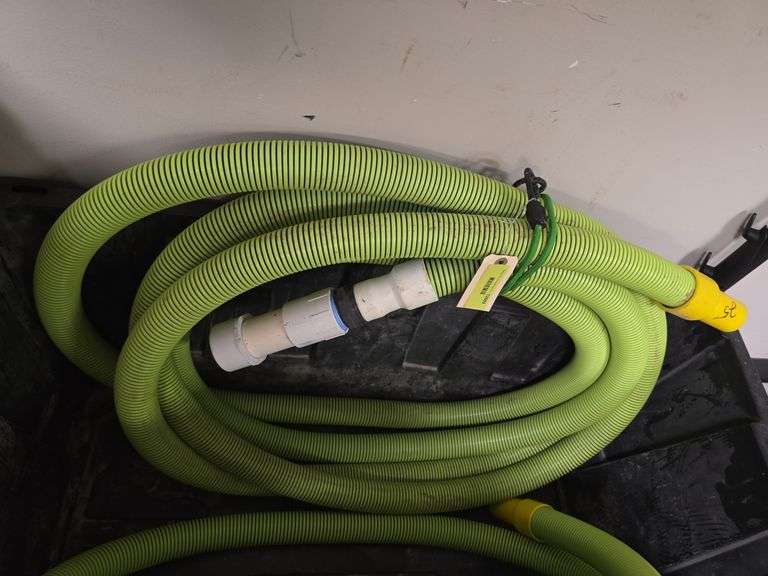 25 ft Green pool vacuum hose image