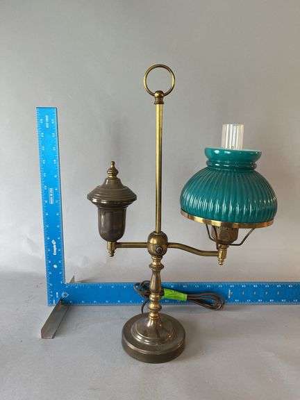 Electrified student lamp 18" tall, 6" shade image