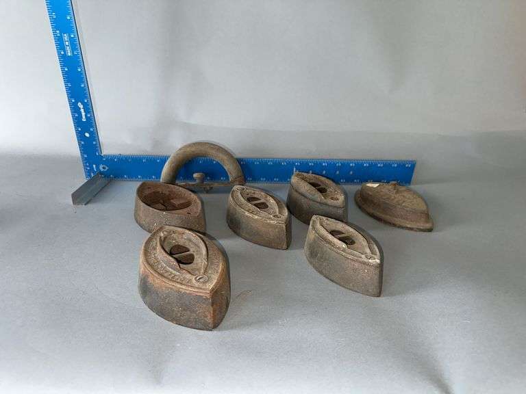 Box of sad irons image