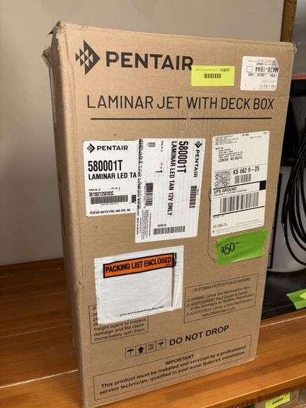 Pentair laminar jet with deck box, tan Part 580001T image