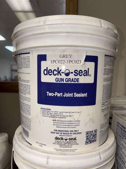 1 pail deck-o-seal gun grade two part joint sealant image