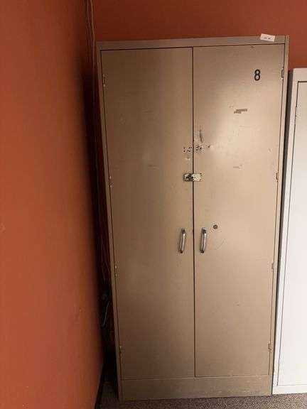 Metal Storage cabinet 36x18x78 image