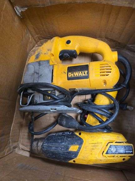Dewalt sabersaw and Wagner heat gun image