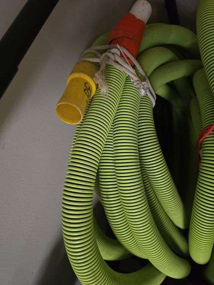 50 ft Green pool vacuum hose image