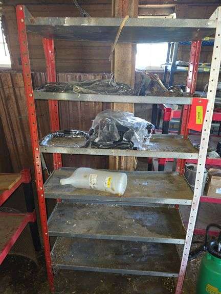 Work lights, 2 qt measure, tarp straps, hand plane shelf and bug zapper image