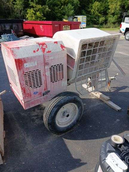 MultiQuip Whiteman portable cement mixer Honda GX 160 gas engine
