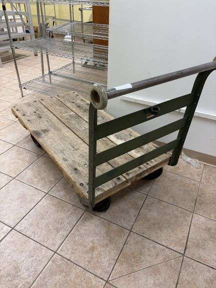 Vintage cart on rollers -The Colson CORP image