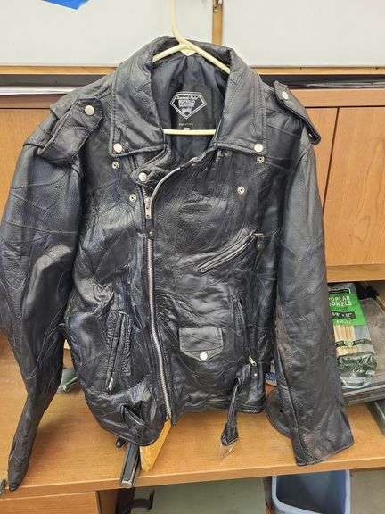 Leather coat L image
