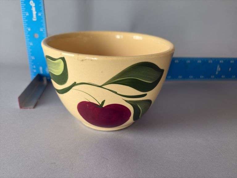 Watt #63 mixing bowl Farmersburg Iowa advertising image