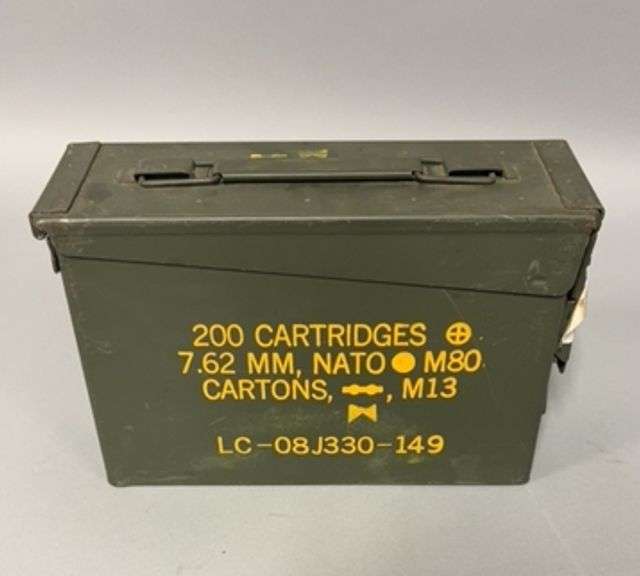7.62 mm Ammunition Can with Cartridges and Accessory image