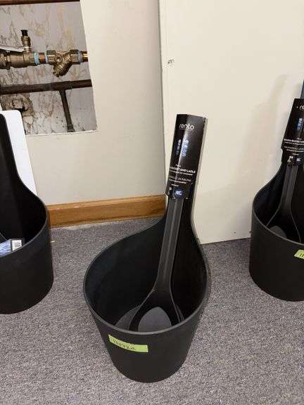 Rento sauna bucket and ladle