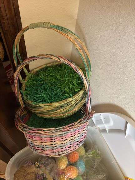 Easter decor and funeral flowers