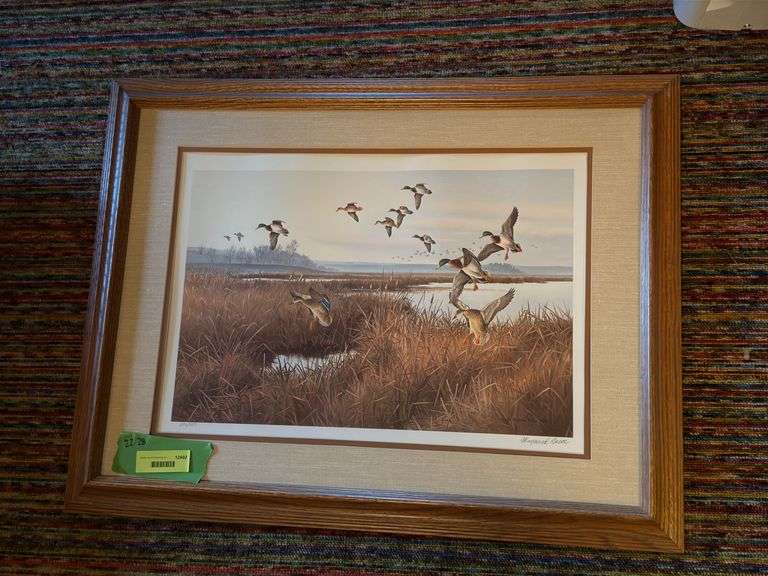 Maynard Reese SN print Mallards, 28 x 22 image