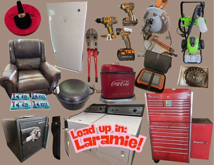 LOAD UP IN LARAMIE: TRAILER, TOOLS, TREASURES AND MORE 25-0731.wol image