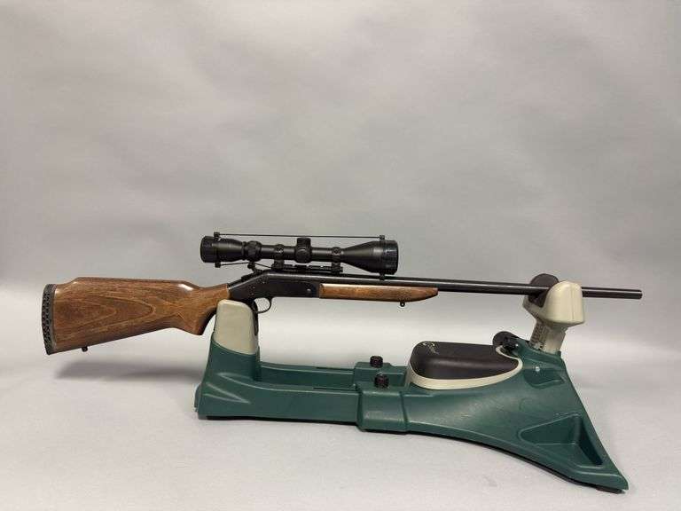 New England Rifle, Model Handi-Rifle, SN NU233806, 25-06, Single shot, Tasco 3-9x50 scope, Heavy BBL image