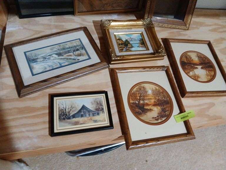 Variety of pictures/prints, Indian dated 1928