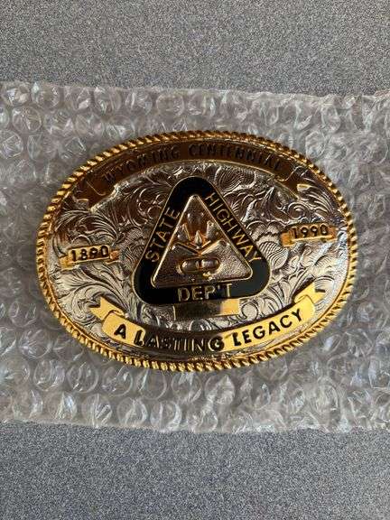 WY Highway Dept Bekt buckle