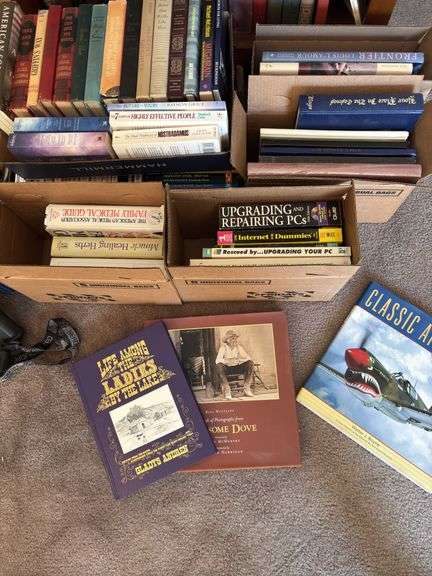 Books x4 boxes