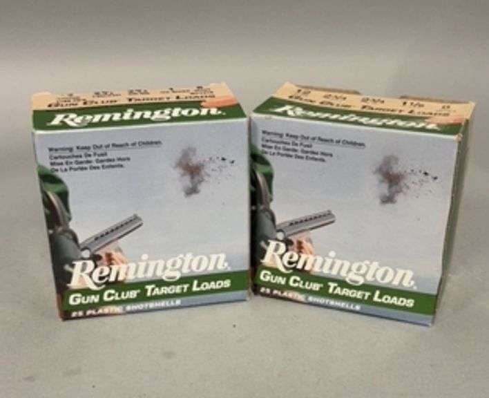 Two Boxes of Remington Gun Club Target Loads - 12 Gauge image