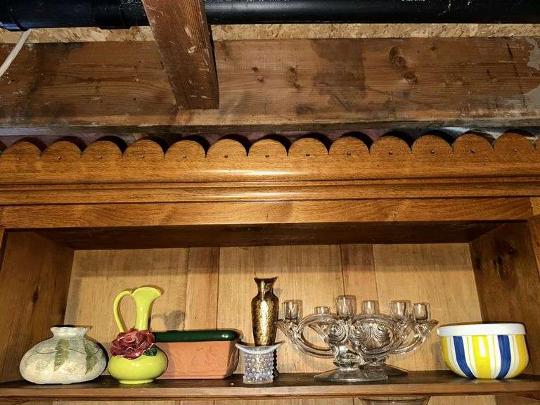 Variety of glass, pottery etc...
