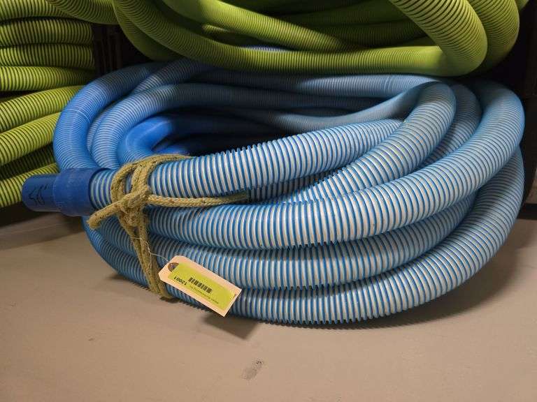 50 ft Blue pool vacuum hose image