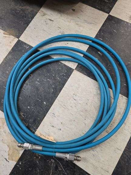 Pressure washer hose approx 25' blue image