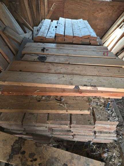 4' lengths of dimension lumber, 2x 6 & 2 x 8 This will fill a pick up box nearly level full image
