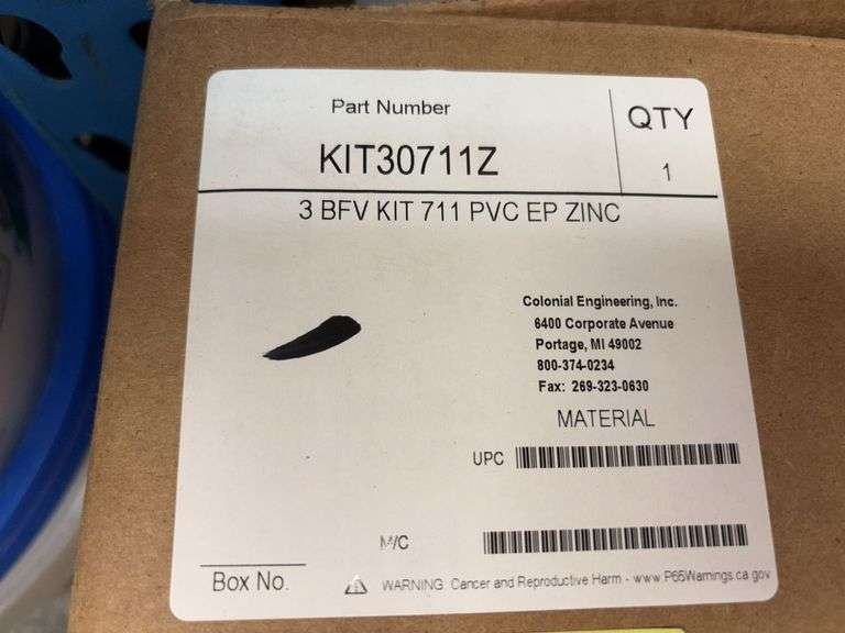 Colonial Valve butterfly valve 3” Part KIT30711Z image