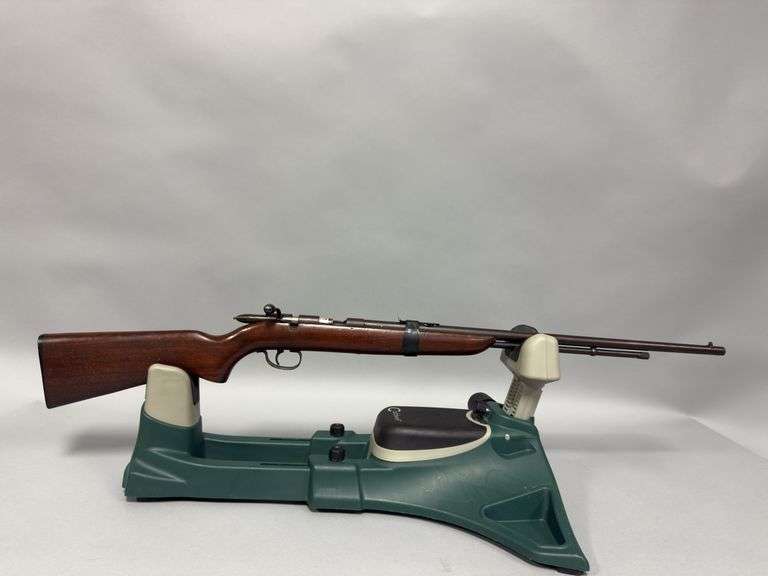 Remington Rifle, Model 512, SN 1WSS, 22 Ca, Electrical tape around forearm & rear sight image