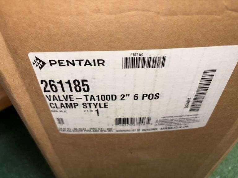 Pentair valve- TA100D 2” 6 POS clamp style Part 261185 image