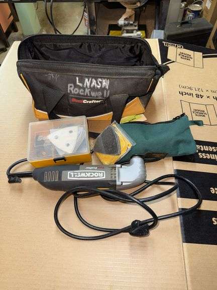 Rockwell Sonicrafter multi tool and accessories image