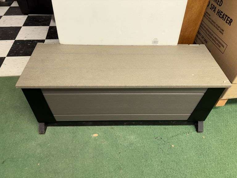43” composite lift lid spa bench image