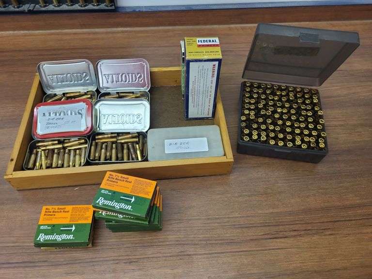 Primers, .218 brass and 22 hornet brass image