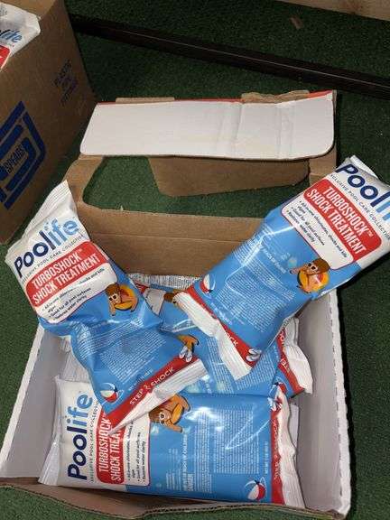 (12) 1lb packs Poolife Turboshock shock treatment image