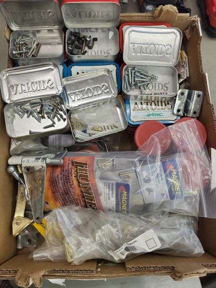 Box of miscellaneous hardware image