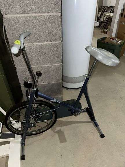 Exercise bike and stepper exercise machine