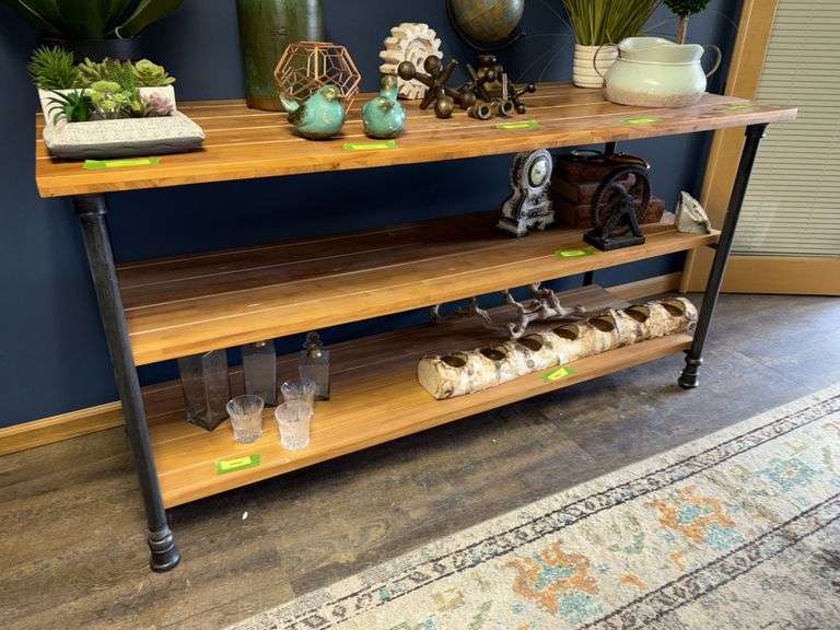 26x72x36H industrial style shelf NO CONTENTS image