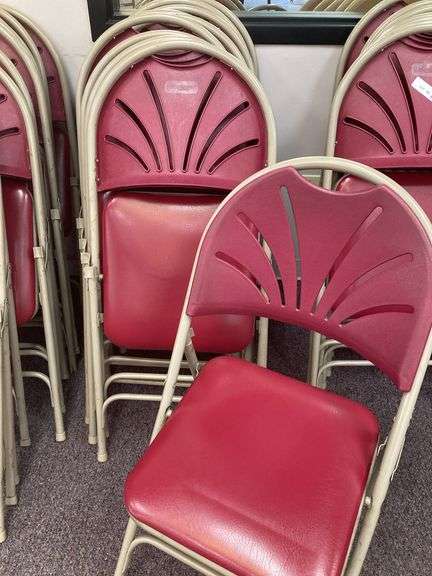 Samsonite Folding chairs x 10 image
