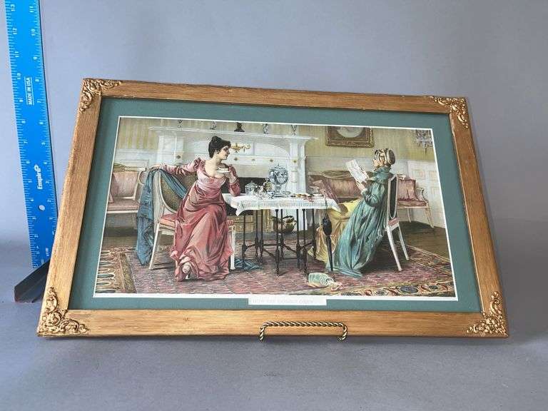 19 x 12 print How the Gossip Grew image
