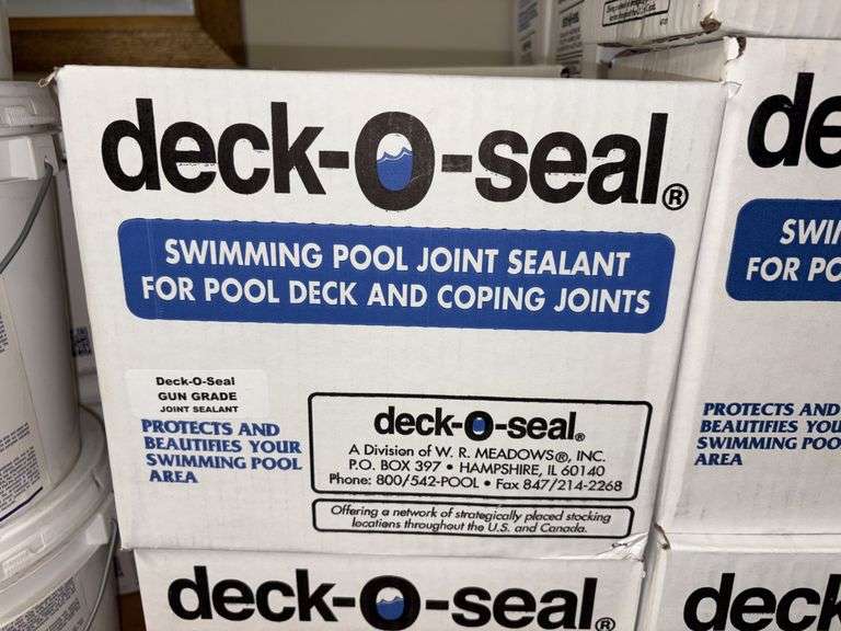 Deck-o-seal swimming pool joint sealant gun grade image